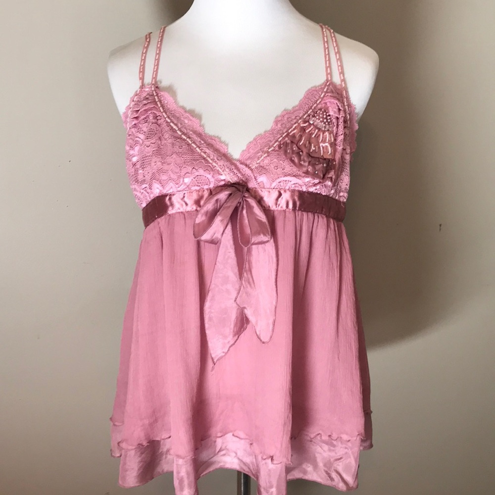 Romantic and beautiful baby doll blouse! Vintage,